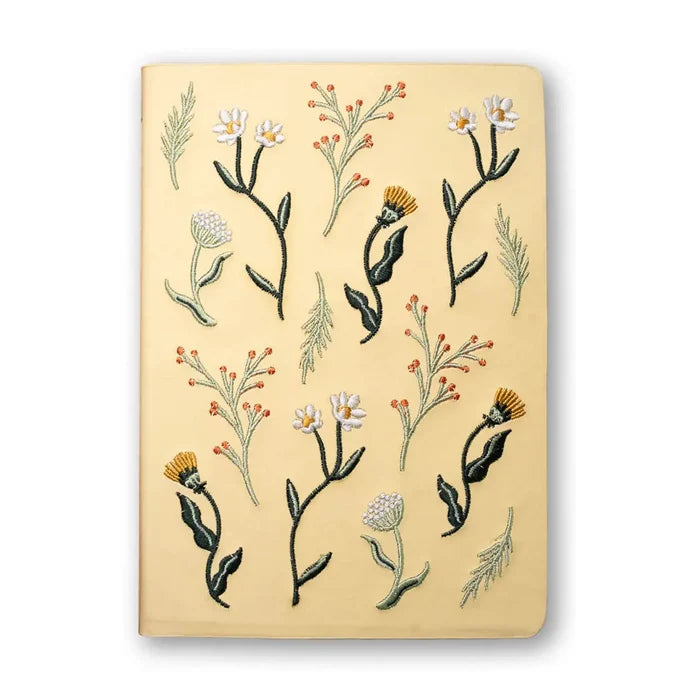 Butter Yellow Blooms Notebook