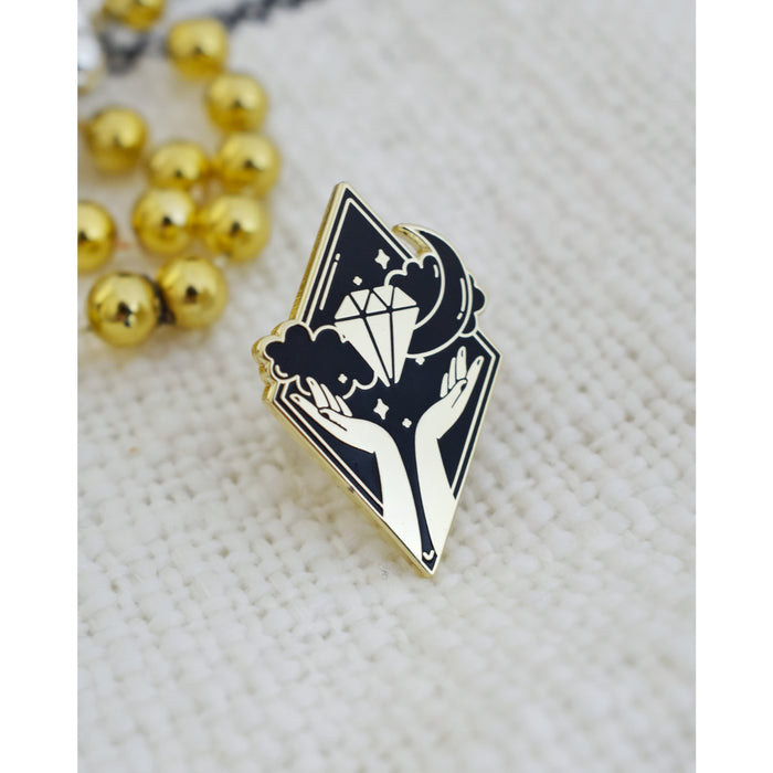 Diamond Hands Enamel Pin