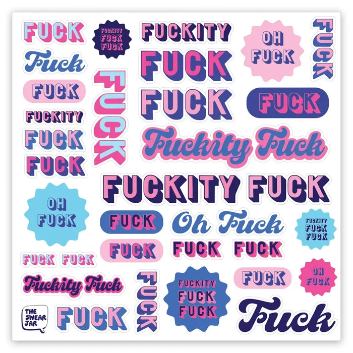Fuck Sticker Sheet