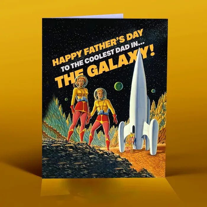 Galaxy Dad Card