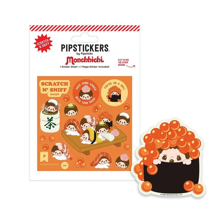 Monchhichi Sushi Sticker Sheet