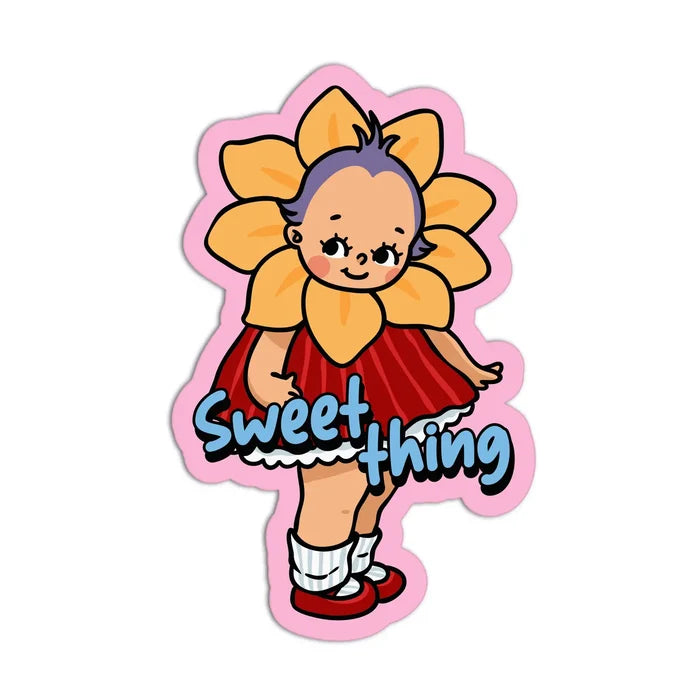 Retro Babies Sweet Thing Sticker