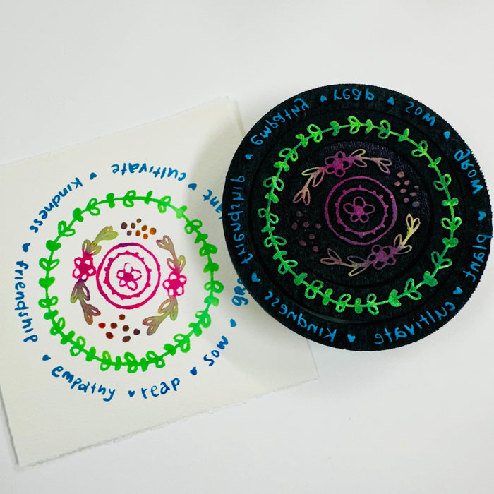 Whimsy Wheel | Plant Kindness Wheel | Foam Stamps - Set of 3
