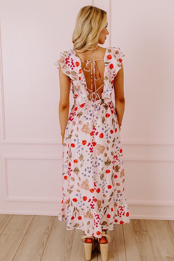 Picnic Date Ruffle Maxi