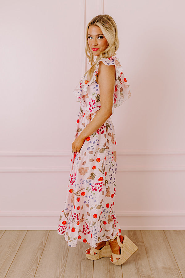 Picnic Date Ruffle Maxi