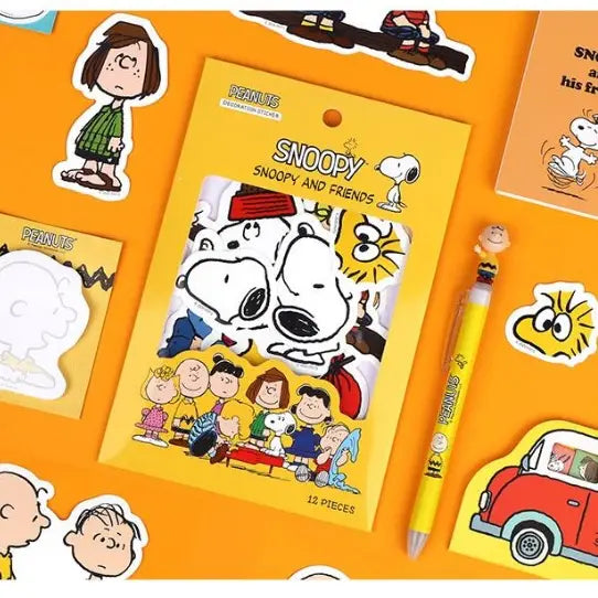 6 Sticker Pack Snoopy