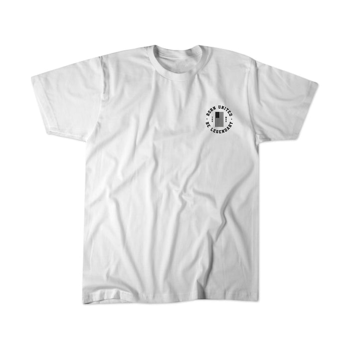 born united-white trump tee shirt