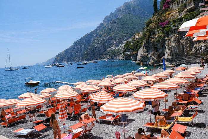Arienzio Beach Club Italy Print Set of 3