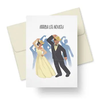 ¡Arriba Los Novios! Greeting Card