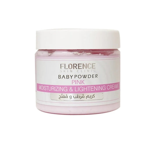 Florence Baby Powder Pink Lightening Cream jar