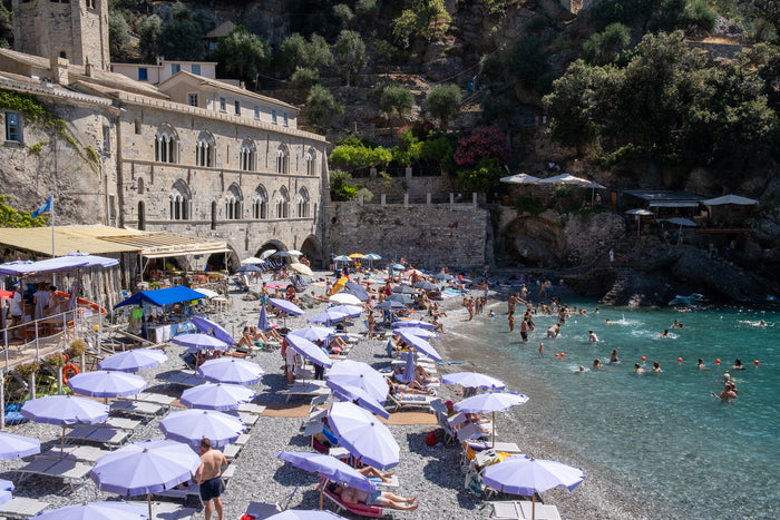 Beach Break in San Fruttuoso Italy