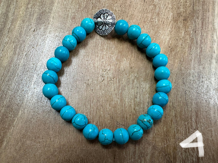 Bracelet - stone single charm