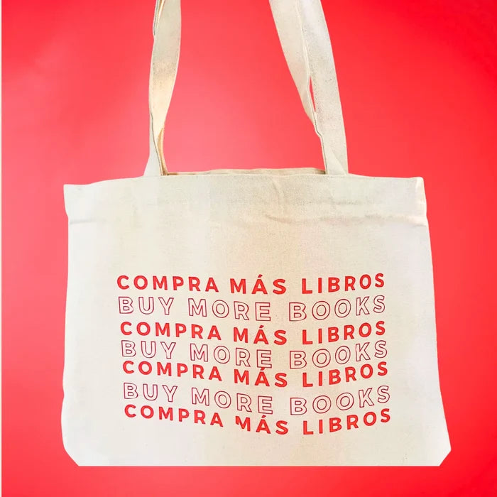 Buy More Books Zipper Tote Bag