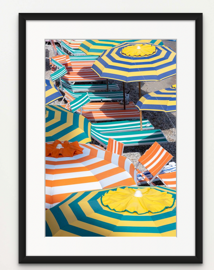 Capri Colorful Umbrellas