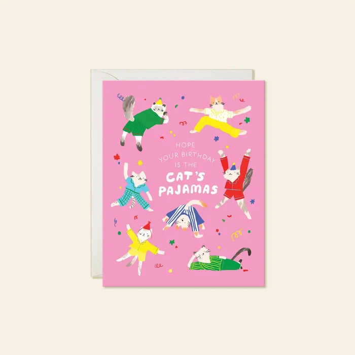 Cat’S Pajamas Birthday Card