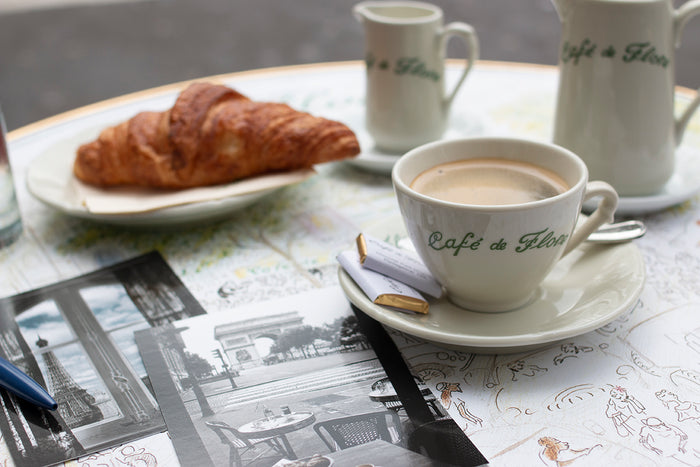 Coffee and Croissants at Café de Flore