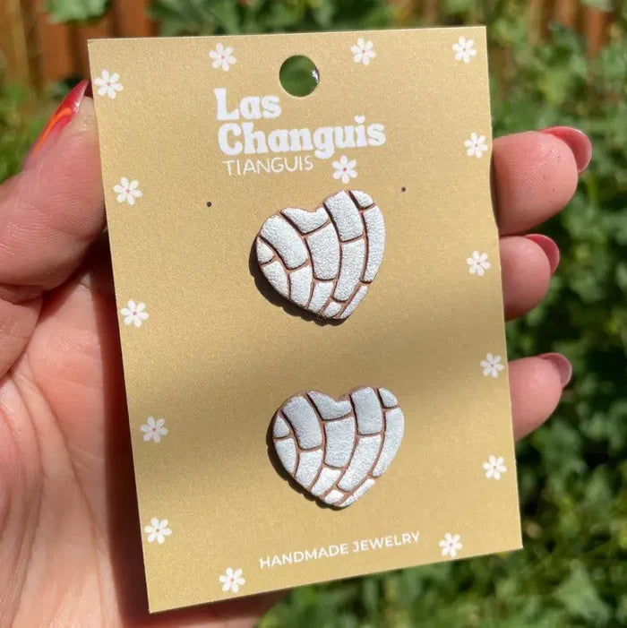 Conchita Heart Stud Earrings