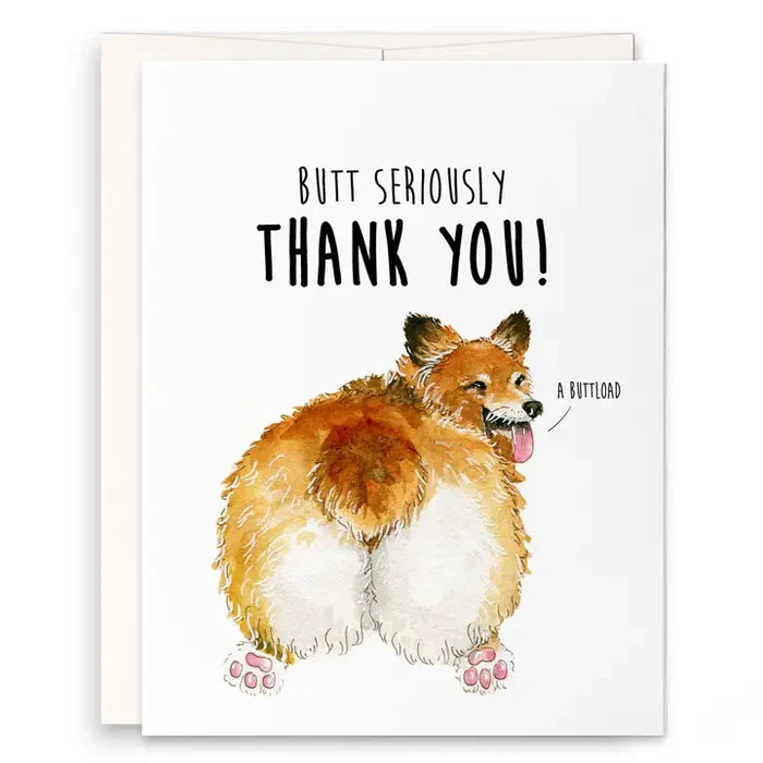 Corgi Thank You Card