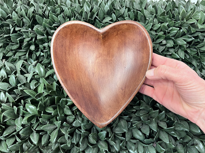 Dish - Acacia Heart 6.25" x 6.5"