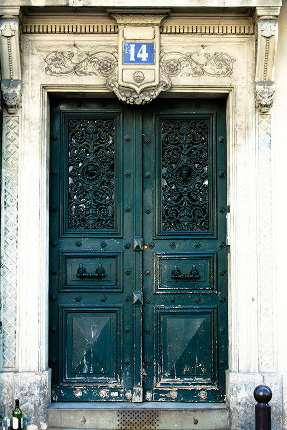 Door 14 Green Door in Paris - Every Day Paris