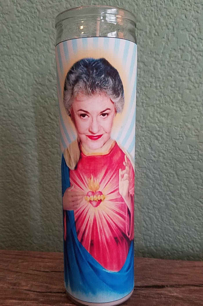 Dorothy of Golden Girls Saint Candle-Prayer Candle Golden Girls, Bea Arthur