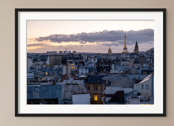 Eiffel Tower at Dusk