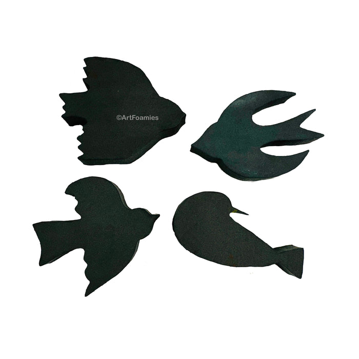 Kae Pea | Birds | Foam Stamps - Set of 4