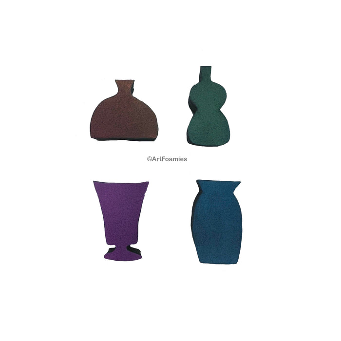 Kae Pea | Vases | Foam Stamps - Set of 4