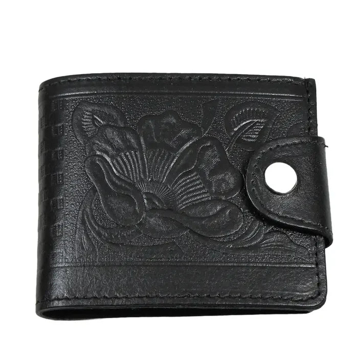 Leather Snap Wallet