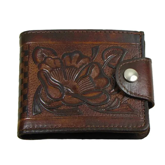 Leather Snap Wallet