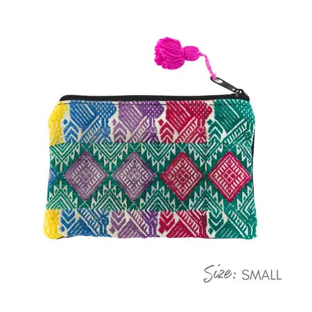 Maya Up-Cycled Huipil Cosmetic Bag