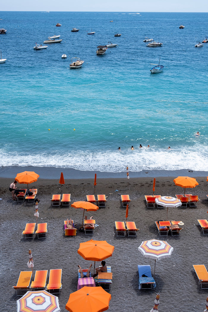 Orange Umbrellas in Positano