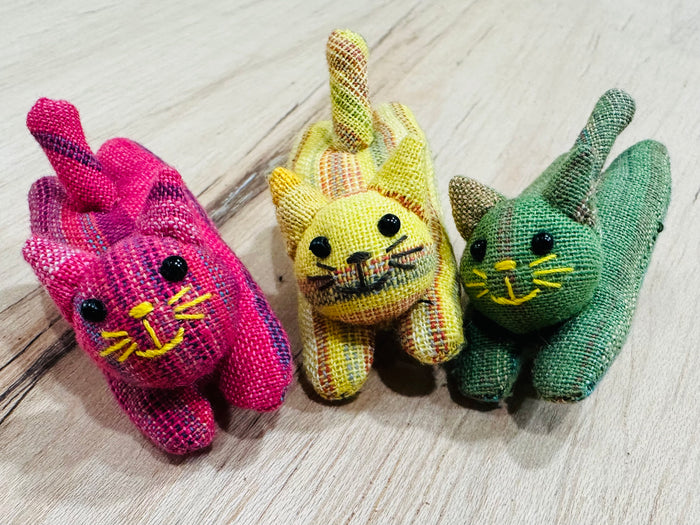Pin - woven cat