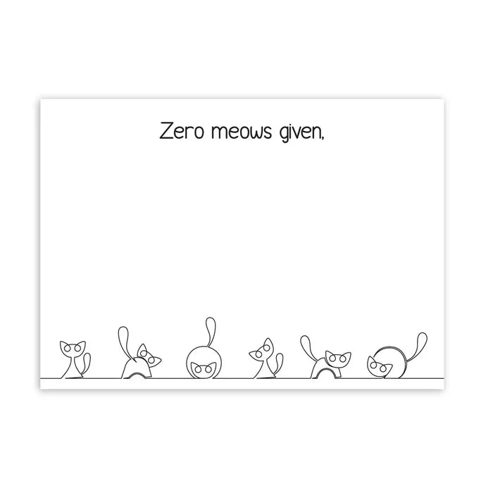Sassy Cat Sticky Notes