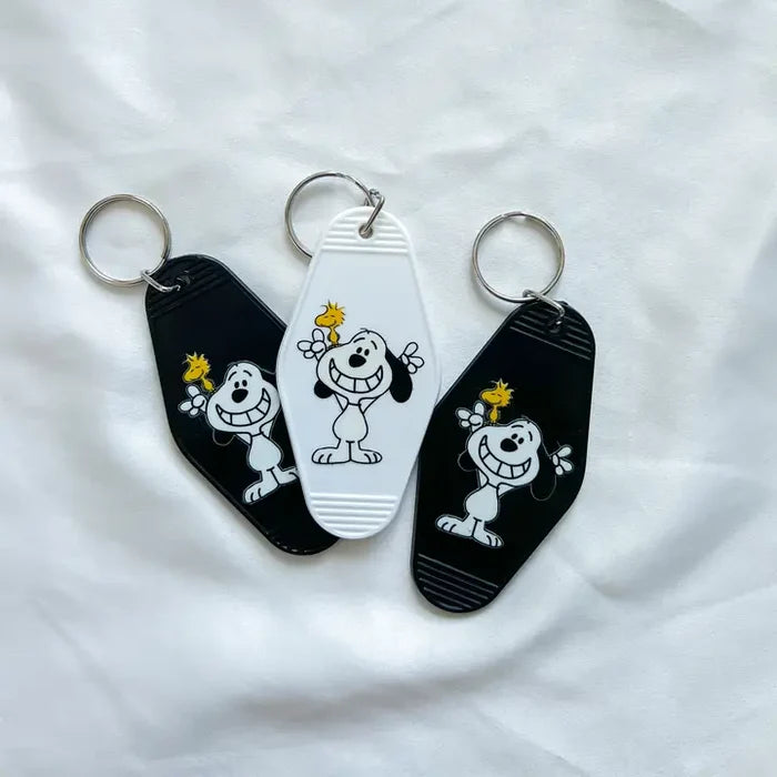 Snoopy and Woodstock Keychain