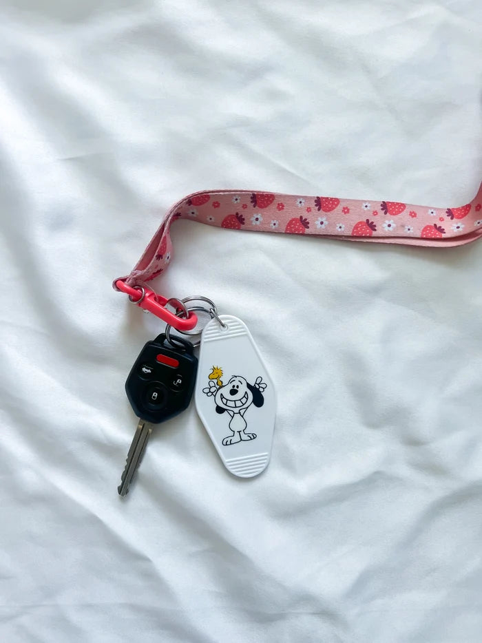 Snoopy and Woodstock Keychain