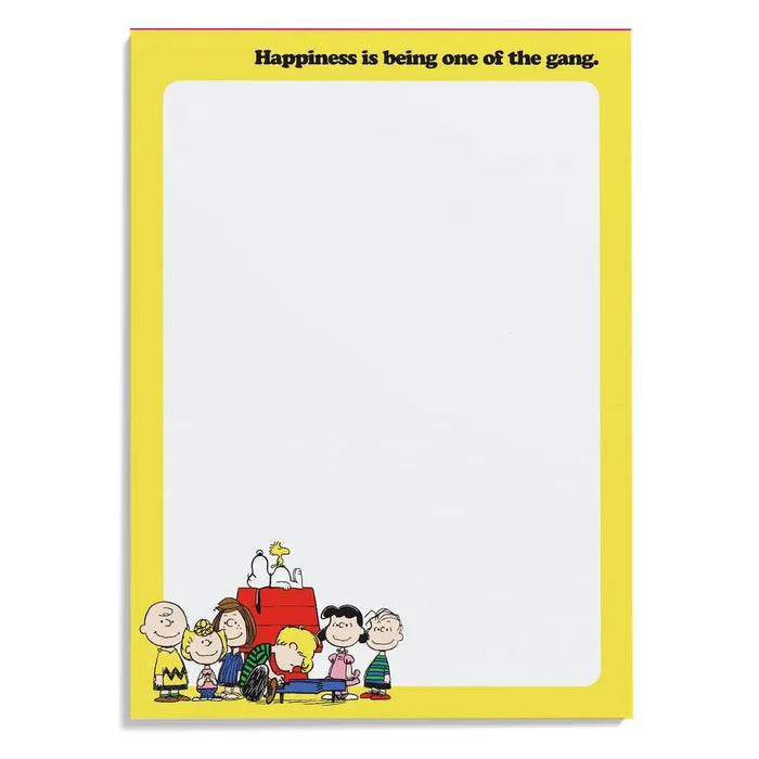 Snoopy Peanuts Notepad