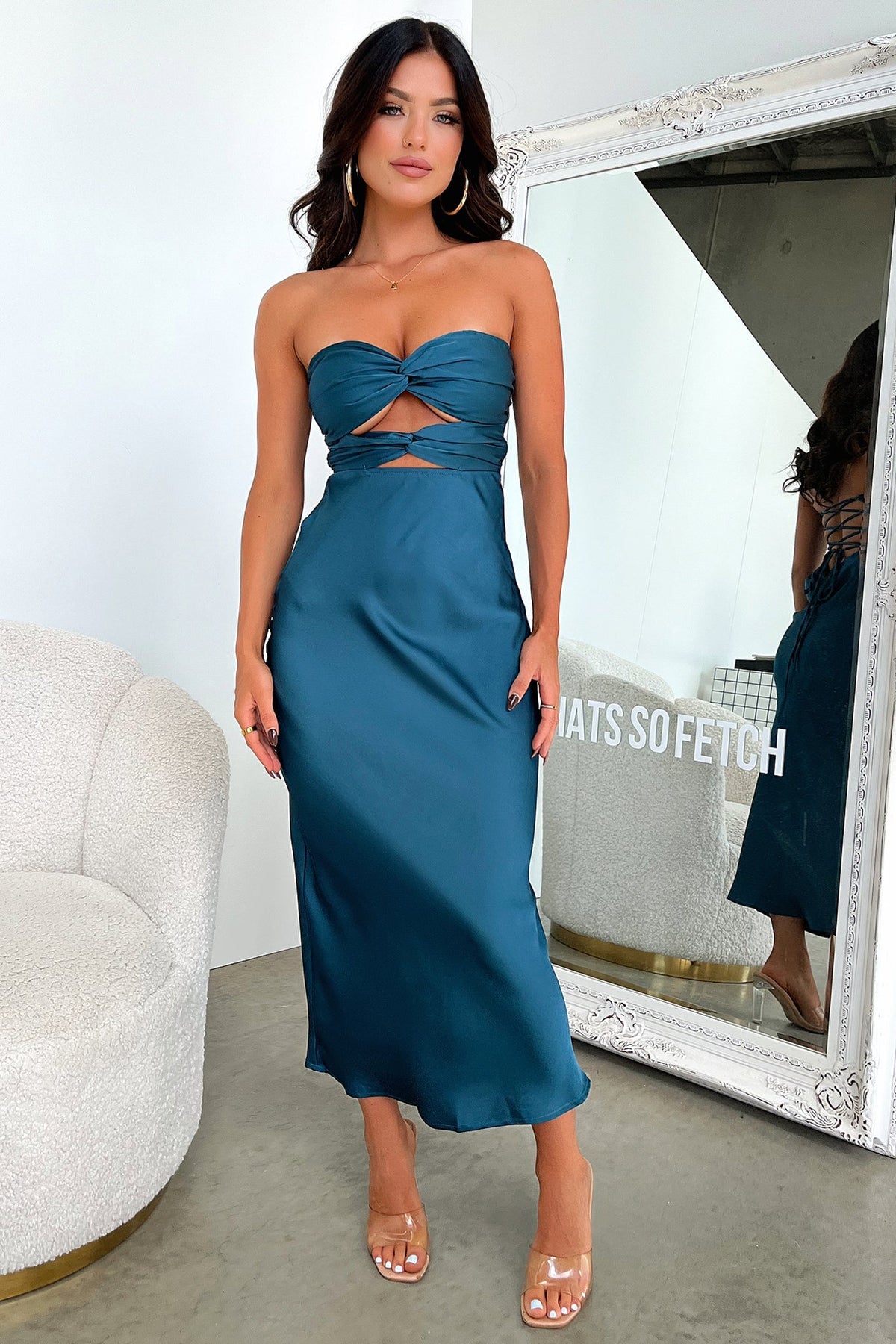 Solita Midi Dress - Emerald