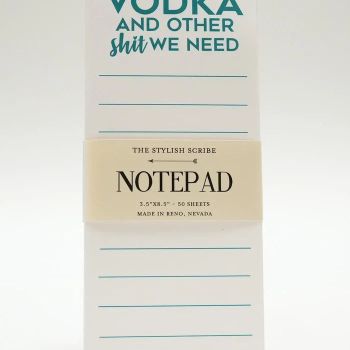 Vodka Lover Notepad