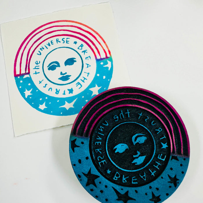 Whimsy Wheel | Moon Wheel | Foam Stamps - Set of 3