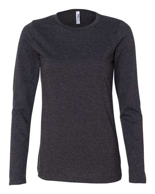 Women’s Relaxed Jersey Long Sleeve Tee - 6450 – alternate view 2