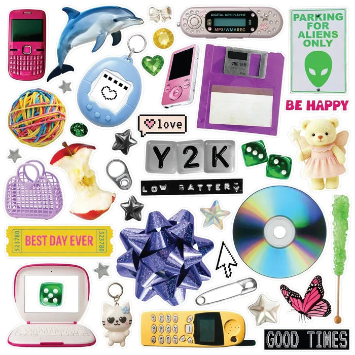 Y2K Real-Life Sticker Sheet